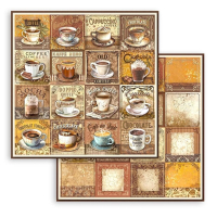 Stamperia Coffee and Chocolate Maxi Background 12x12 Inch Paper Pack (SBBL145)